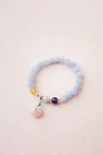 Pulsera Celeste Cuarzo