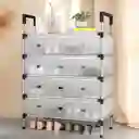 Estante Zapatos Organizador Zapatero Anti Polvo Tapa 5 Nivel