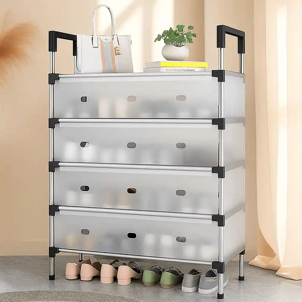 Estante Zapatos Organizador Zapatero Anti Polvo Tapa 5 Nivel