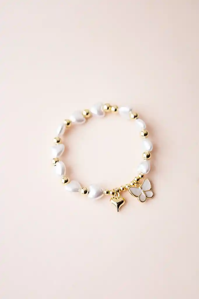 Pulsera Mariposa Corazon