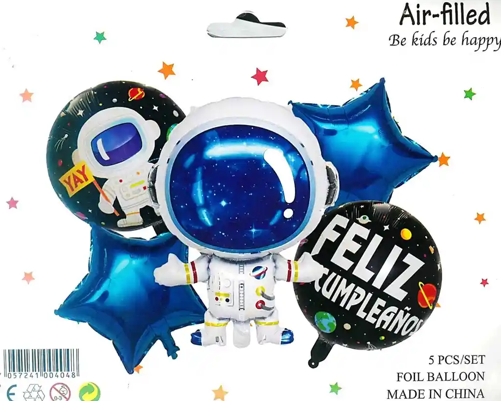 Bouquet, Astronauta, 5 Globos.
