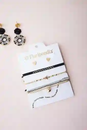 Set De Pulseras Miyuki Magia