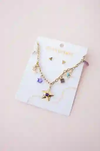 Cadena Con Charms Estelar