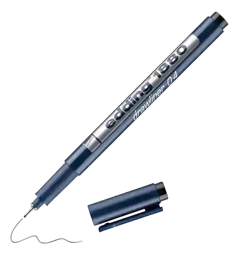 Edding Rapidografo Profesional Desechable 1880 Punta 0.4