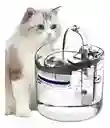 Fuente De Agua Mascotas Bebedero Silencioso Usb Color Transparente Oscuro