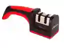 Afilador De Cuchillos Acero Mango Antideslizante Rama Design Color Rojo