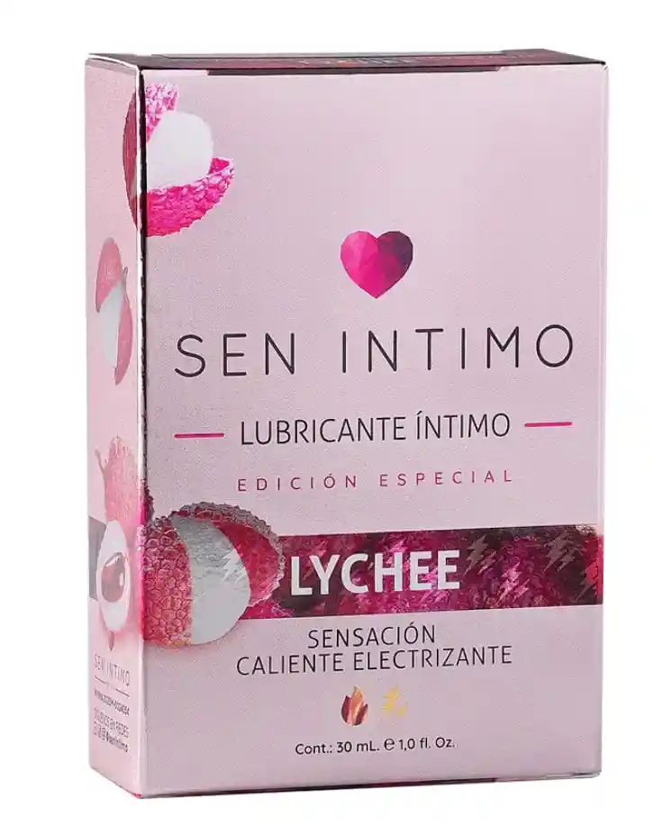 Lubricante Intimo Sensacion Caliente Lychee 30ml