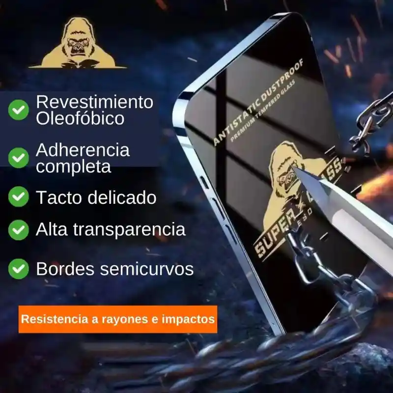 Iphone 13 Pro Max Vidrio Hd Protector De Pantalla Premium Super Glass