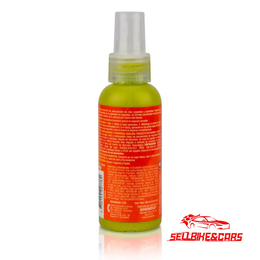 Ambientador Lima Limon Premium .100ml Shick