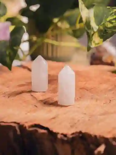 Mini Punta De Cuarzo Cristal