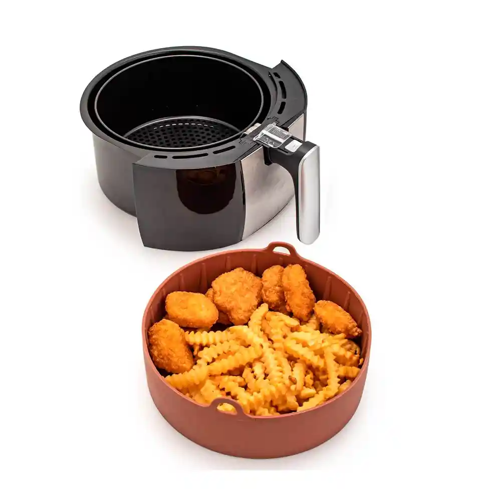 Molde Freidora Joie 21.3 Cm Cafe Silicona