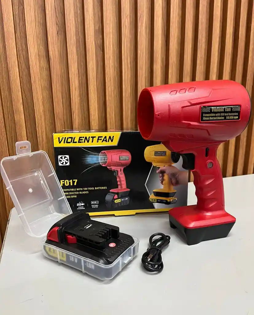Sopladora Electrica Portátil Violent Fan 18v