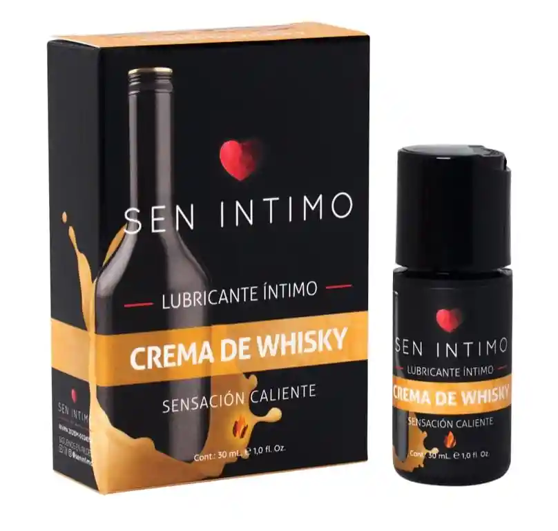 Lubricante Caliente Crema De Whisky Sen Intimo 30ml