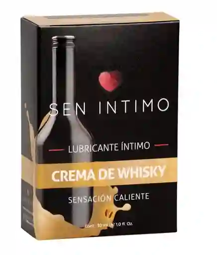 Lubricante Caliente Crema De Whisky Sen Intimo 30ml