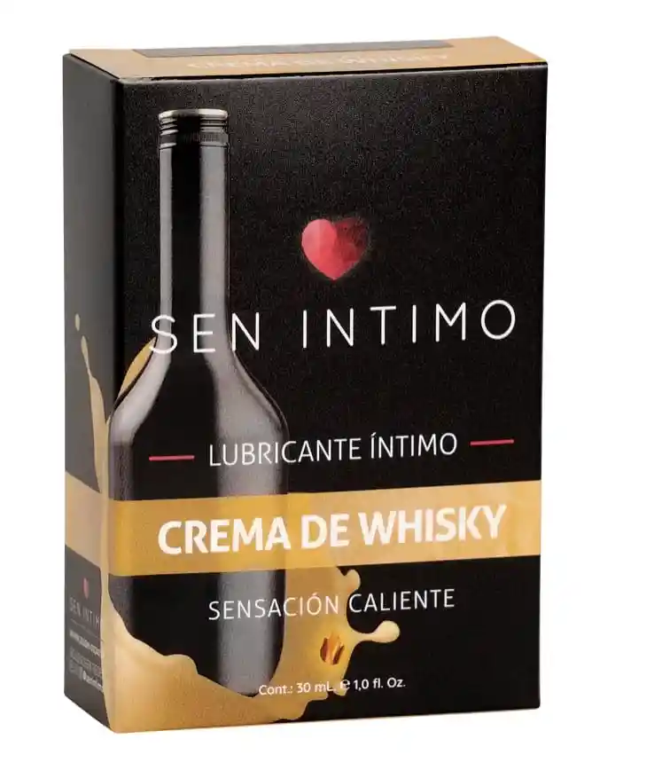 Lubricante Caliente Crema De Whisky Sen Intimo 30ml