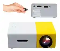Mini Proyector Led Portátil Full Hd 600 Lúmenes Usb Av Yg 300
