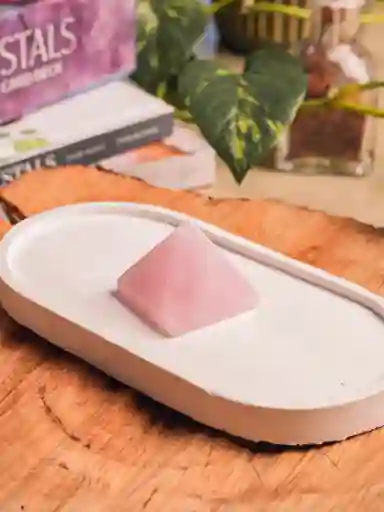 Pirámide De Cuarzo Rosa