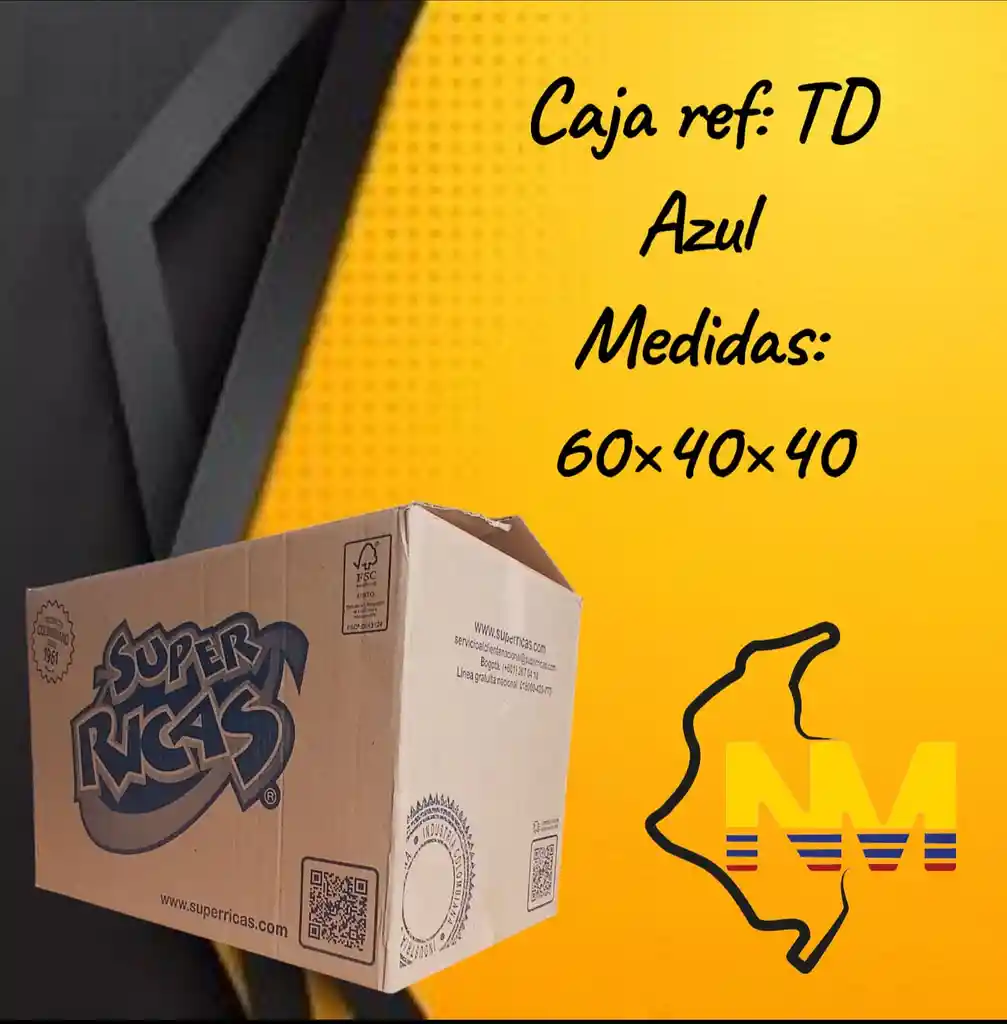 Caja De Carton Para Empaques 60*40*40