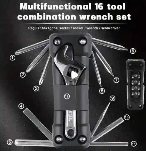 Llave Multifuncional Portátil Para Reparaciones