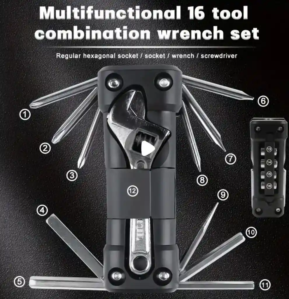 Llave Multifuncional Portátil Para Reparaciones