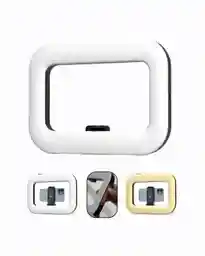 Aro De Luz Rectangular Estabilizadora Tres Tonos Recargable