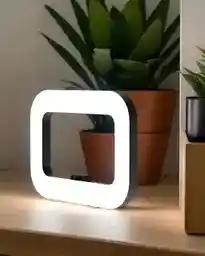Aro De Luz Rectangular Estabilizadora Tres Tonos Recargable