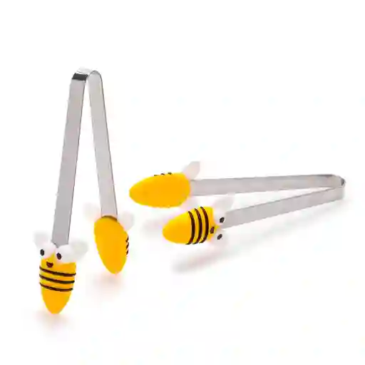 Pinzas Joie Abeja 13cm Amarillo Silicona