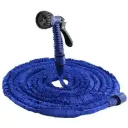 Manguera Expandible 30 Metros Color Azul Ultra Resistente