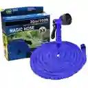 Manguera Expandible 30 Metros Color Azul Ultra Resistente