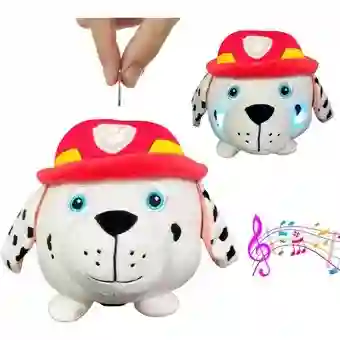 Alcancia Para Niños Peluche Con Luz Y Sonido