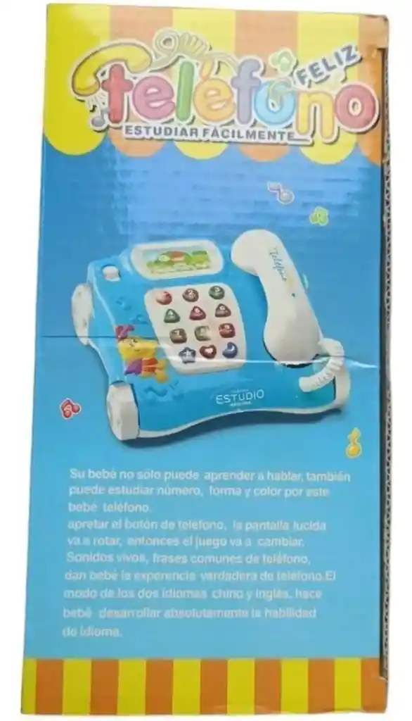 Juguete Teléfono Difactico Español Ingles