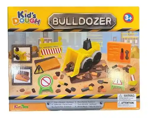 Juego De Plastilina Construccion Escabadora Niños