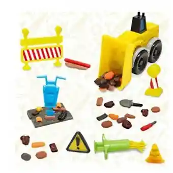 Juego De Plastilina Construccion Escabadora Niños