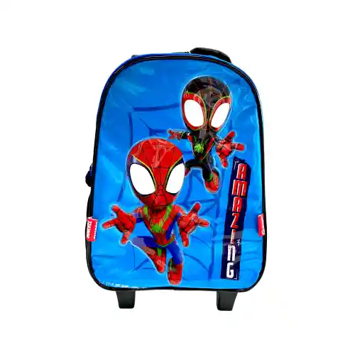 Morral Con Rueditas Primavera Spidey Niño