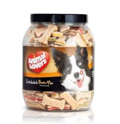 Animal Lovers Galletas Sandwich Bone Bombonera 1 Kg