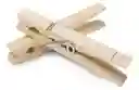 Ganchos Pinzas De Ropa Bamboo Orgánicos Ropa Organizar 20 Und