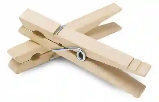 Ganchos Pinzas De Ropa Bamboo Orgánicos Ropa Organizar 20 Und