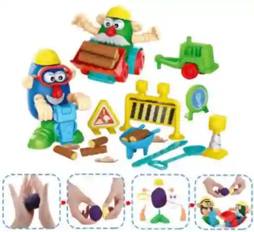 Juego De Plastilina Kit De Construcción Accesorios