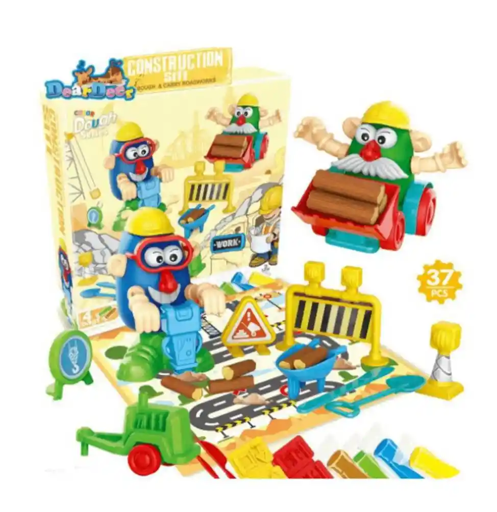 Juego De Plastilina Kit De Construcción Accesorios