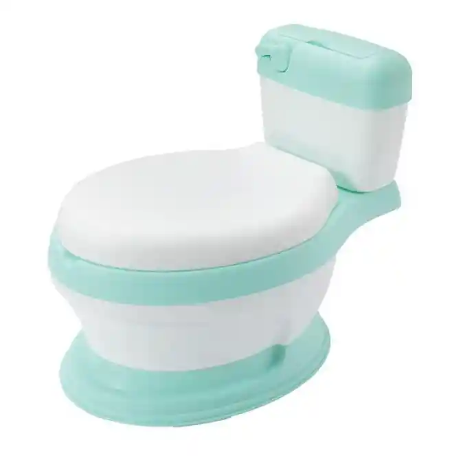 Baño Entrenador Vasenilla Verde Inodoro Portatil Acolchado Niños