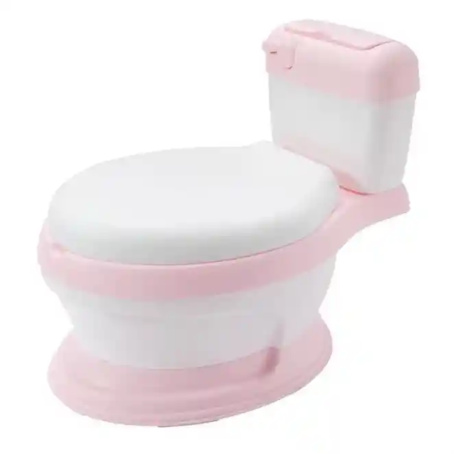 Baño Entrenador Vasenilla Rosa Inodoro Portatil Acolchado Niños
