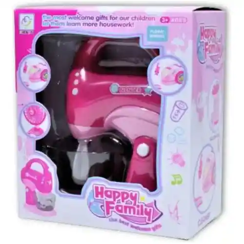 Batidora Mini Infantil Juguete Para Niñas Con Luz Y Sonido
