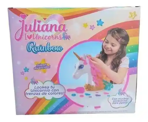 Cabeza Unicornio Pony Estilista Peinados Trenza Niñas