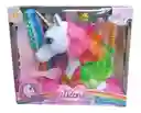 Cabeza Unicornio Pony Estilista Peinados Trenza Niñas