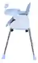 Silla Comedor Bebe 4 En 1 Azul Juguetes Doble Bandeja Booster
