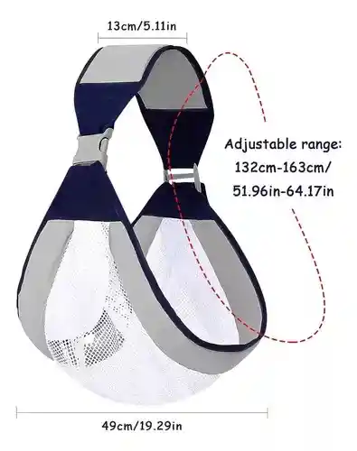 Cargador Fular Soporte Porta Bebes Transpirable Ajustable