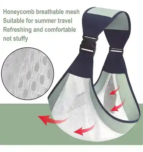 Cargador Fular Soporte Porta Bebes Transpirable Ajustable