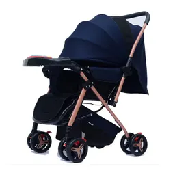 Coche Paseador Bebe Barra Reversible Azul Juguete Mosquitero