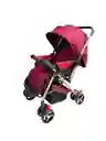 Coche Paseador Bebe Reversible Vinotinto Juguete Mosquitero