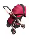 Coche Paseador Bebe Reversible Vinotinto Juguete Mosquitero